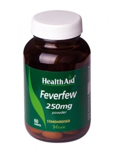 HealthAid Matricaria Pochodząca z Dzikich Zi&oacute;ł Feverfew 60 Tabletek