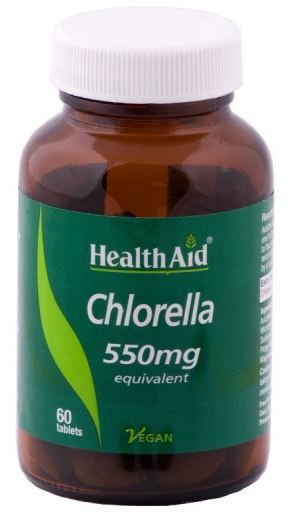Chlorella 550 mg z dzikich ziół 60 tabletek