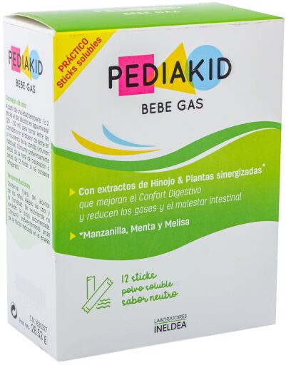 Pediakid Baby Gas 12 patyczków