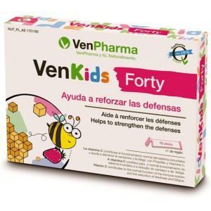 Forty Kids 10 pałeczek po 10 ml o smaku truskawkowym