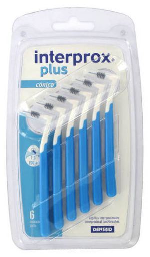 Interprox Stożkowa szczoteczka stomatologiczna Interprox Plus 6 ud