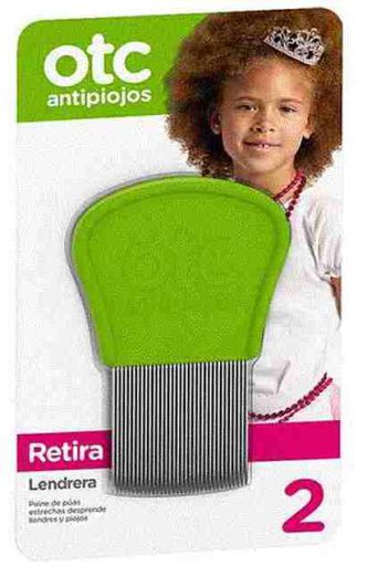 Wąski grzebień kolczasty do usuwania wszy i gnid