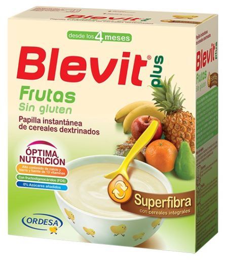 Papilla Plus Fruit bez glutenu Superfiber
