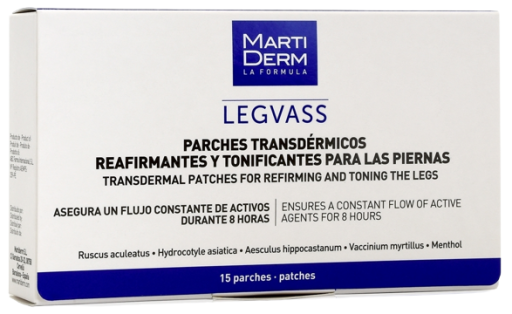 Legvass Parches Transd&eacute;rmico 15 Unidades