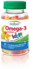 Gumki dla dzieci zawierające 60 jednostek Omega-3