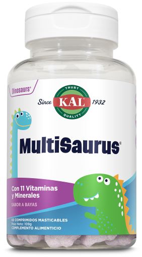 Multisaurus Multinutrients 60 tabletek do żucia