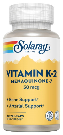 K2 Menachinon Witamina K2 30 Kapsułek Roślinnych