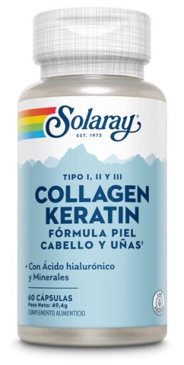 Solaray Kolagen Keratyna 60 kapsułek