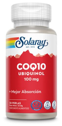 Solaray Koenzym Q10 Ubichinol 100 mg 30 perełek