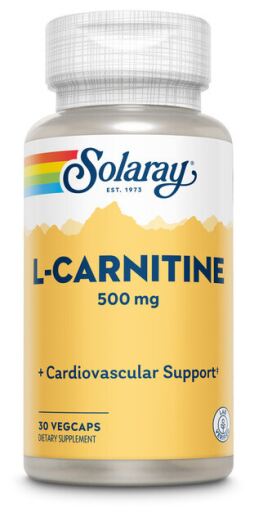 Solaray L-karnityna 500 mg 30 kapsułek
