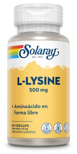 Solaray L-lizyna 500 mg 60 kapsułek
