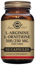L-arginina / l-ornityna 500/250 mg 50 Vegicaps