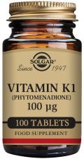 Naturalna witamina K 100 mcg 100 tabletek