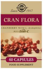 Cran Flora z Probiotykami Plus Ester-C 60 kapsułek warzywnych
