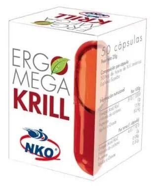 Ergomega Krill 50 kapsułek