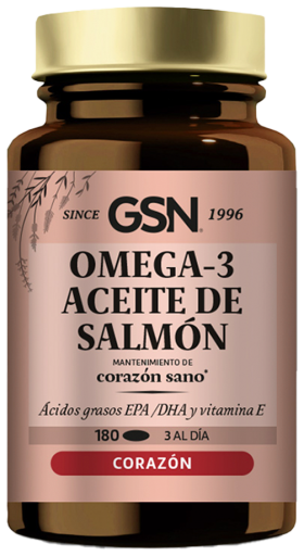 GSN Łosoś+Omega 3+Wit.e 180 perełek 500 mg.