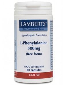 Lamberts L-fenyloalanina 60 kapsułek 500 mg
