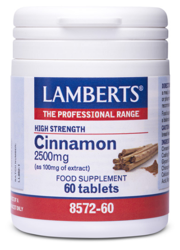 Lamberts Cynamon 2500 mg wysokie stężenie 60 tabletek