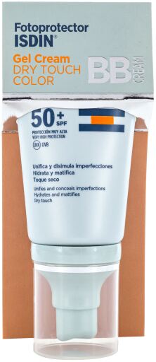 Krem-żel Dry Touch Color z filtrem przeciwsłonecznym SPF 50+ 50 ml