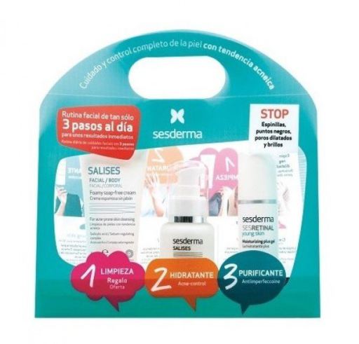 Salises Antiacne Pack 3 sztuki