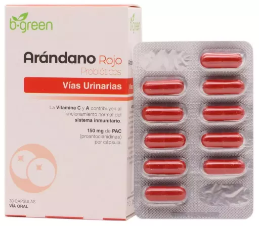 B.green Probiotyki żurawinowe 30 kapsułek