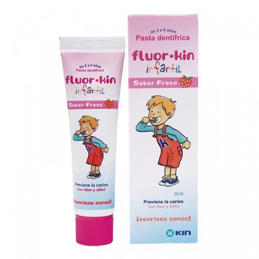 Kin Fluor Pasta Truskawkowa dla Niemowląt 50 ml