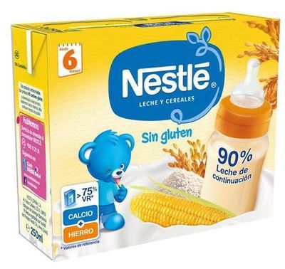 Lait et C&eacute;r&eacute;ales Sans Gluten 2 x 250 ml