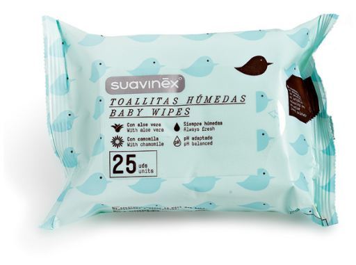 Suavinex Chusteczki nawilżane 25 szt