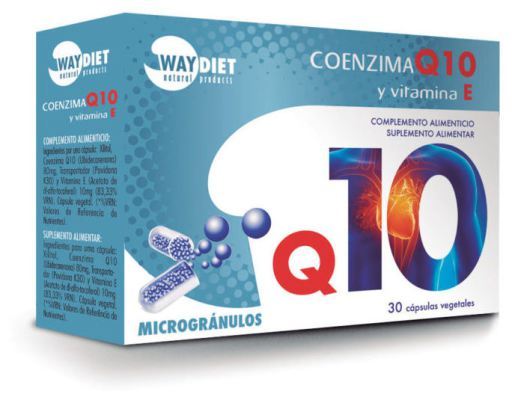 Waydiet Co Q10 + Witamina E 30 Kapsułek