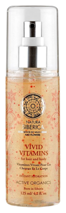 Natura Siberica Living Vitamins Spray do włos&oacute;w i ciała 125 ml