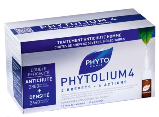 Phytolium 4 Kuracja przeciw wypadaniu włos&oacute;w dla mężczyzn 12 x 3,5 ml