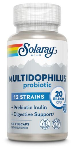Solaray Multidophilus 12-20 miliard&oacute;w 50 kapsułek roślinnych