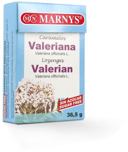 Cukierki Waleriana bez cukru 20 sztuk 36,5 gr