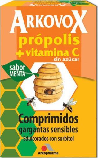 Arkovox Propolis + Vit C 20 Tabletki Mięta