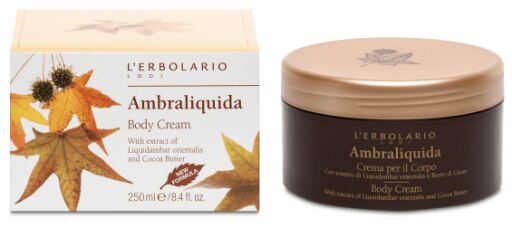 L'Erbolario Krem do ciała Ambraliquida 250 ml