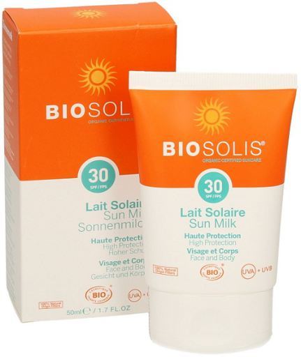 Solarne mleczko do twarzy i ciała Spf30 100 ml.