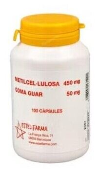 Estel-Farma Metyloceluloza -Guma Guar 450/50 mg 100 kapsułek