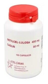 Estel-Farma Metyloceluloza - Kaolin 450/50 mg 100 kapsułek