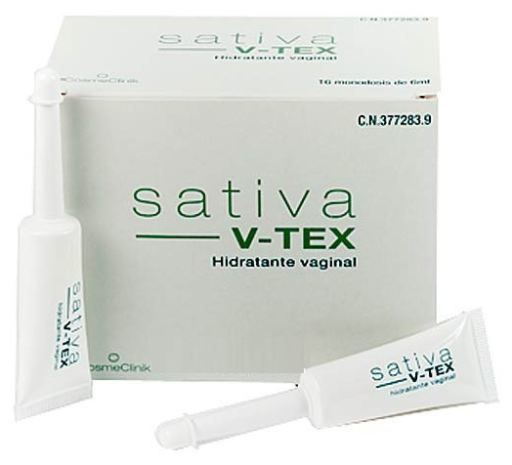 Sativa V-TEX. Dermo-nawilżający krem dopochwowy