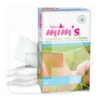 Compresa Mim'S Algodon Normal 20 Unidades