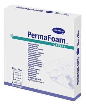 Permafoam Cavity Dressing 10x10 cm 3 sztuki
