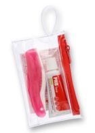 Wrażliwa podr&oacute;żna szczoteczka do zęb&oacute;w + pasta do zęb&oacute;w