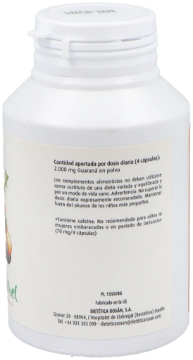 Guarana 500 mg 120 kapsułek