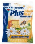 Praims Plus Odświeżające cukierki miodowe w torebce 72 gr