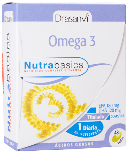 Omega 3 1000 mg 48 pereł Nutrabasic