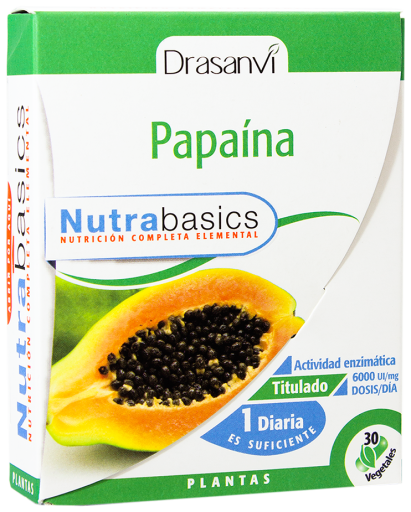 Papaina 30 kapsułek Nutrabasics