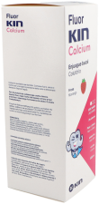 Płyn do płukania jamy ustnej dla dzieci Fluor Calcium Truskawka 500 ml