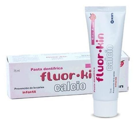 Pasta do zębów dla dzieci Fluor Calcium Strawberry 75 ml