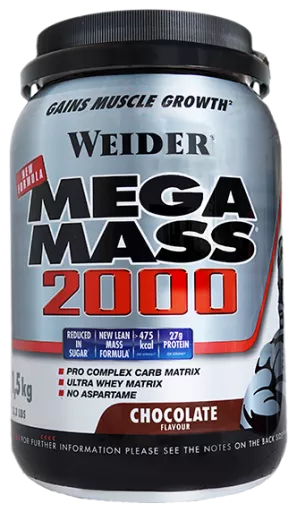 Weider Mega Mass 2000 o wadze 15000 g