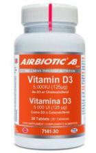 Witamina D3 5000 IU 125 &micro;g. Podobnie jak tabletki D3 O Colekalcyferol
